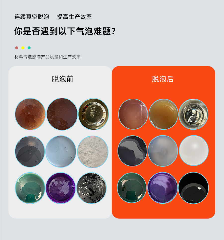 在线式连续真空脱泡机